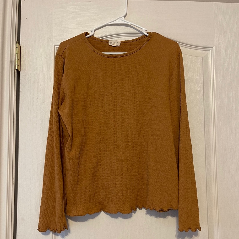 Roolee Long Sleeved Rust Shirt